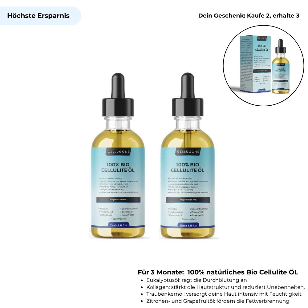 Anti Cellulite & Bauch Körperöl zur Stärkung des Bindegewebes