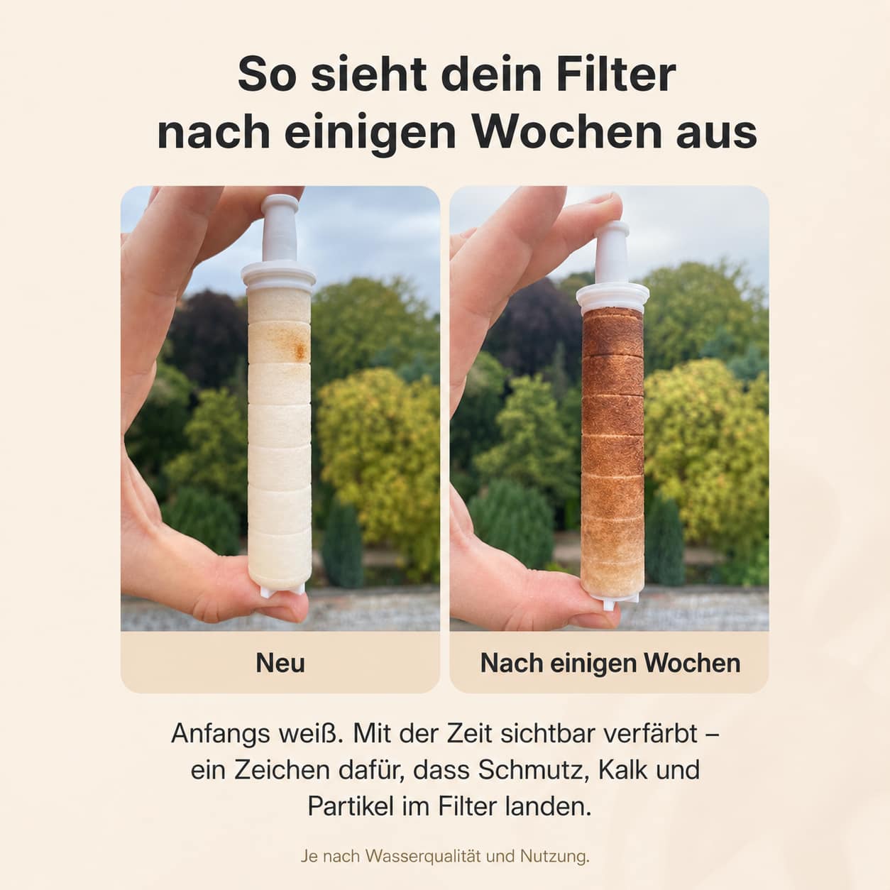 Elekshower Vitamin-C Duschfilter filtert Chlor & Kalk für weiches Duschwasser