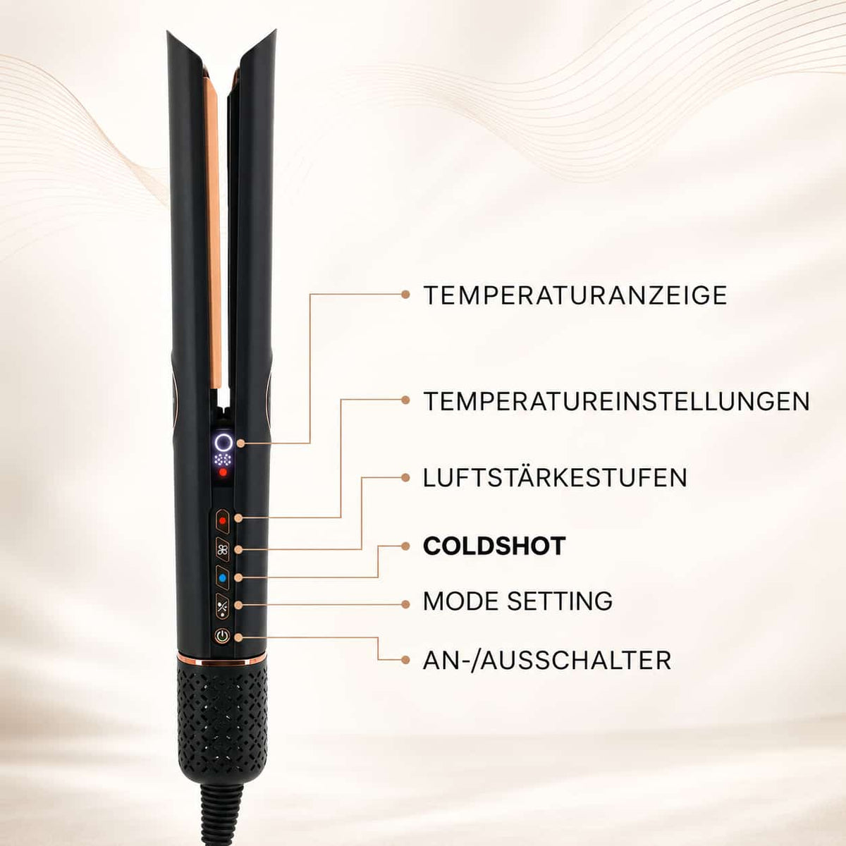 AirPro - 2in1 Glätten und Föhnen