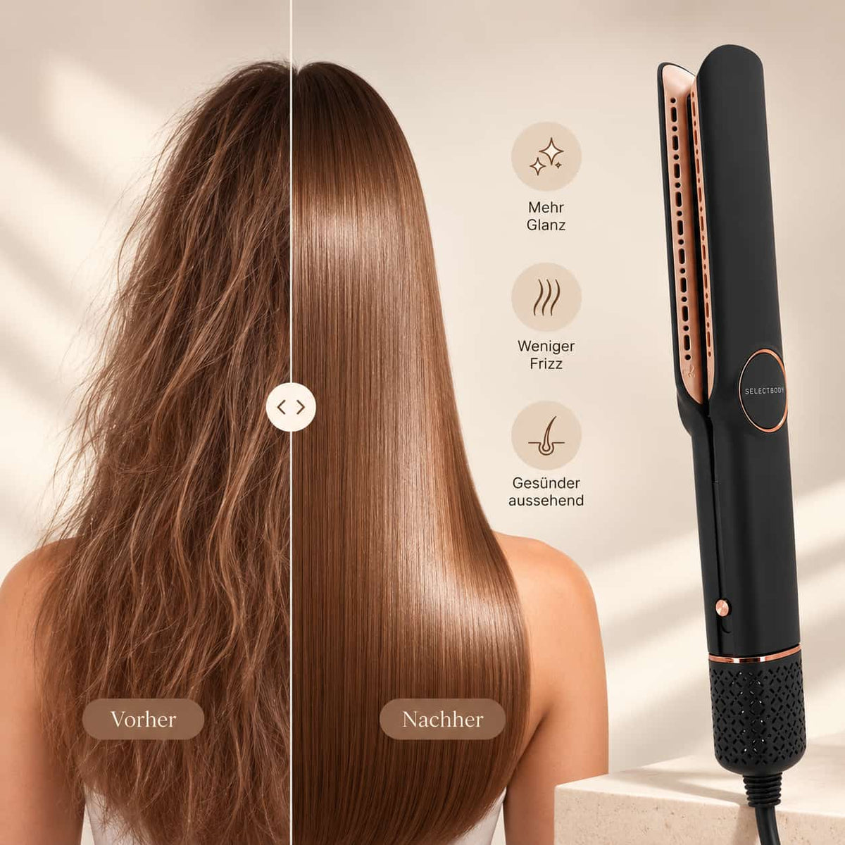 AirPro - 2in1 Glätten und Föhnen