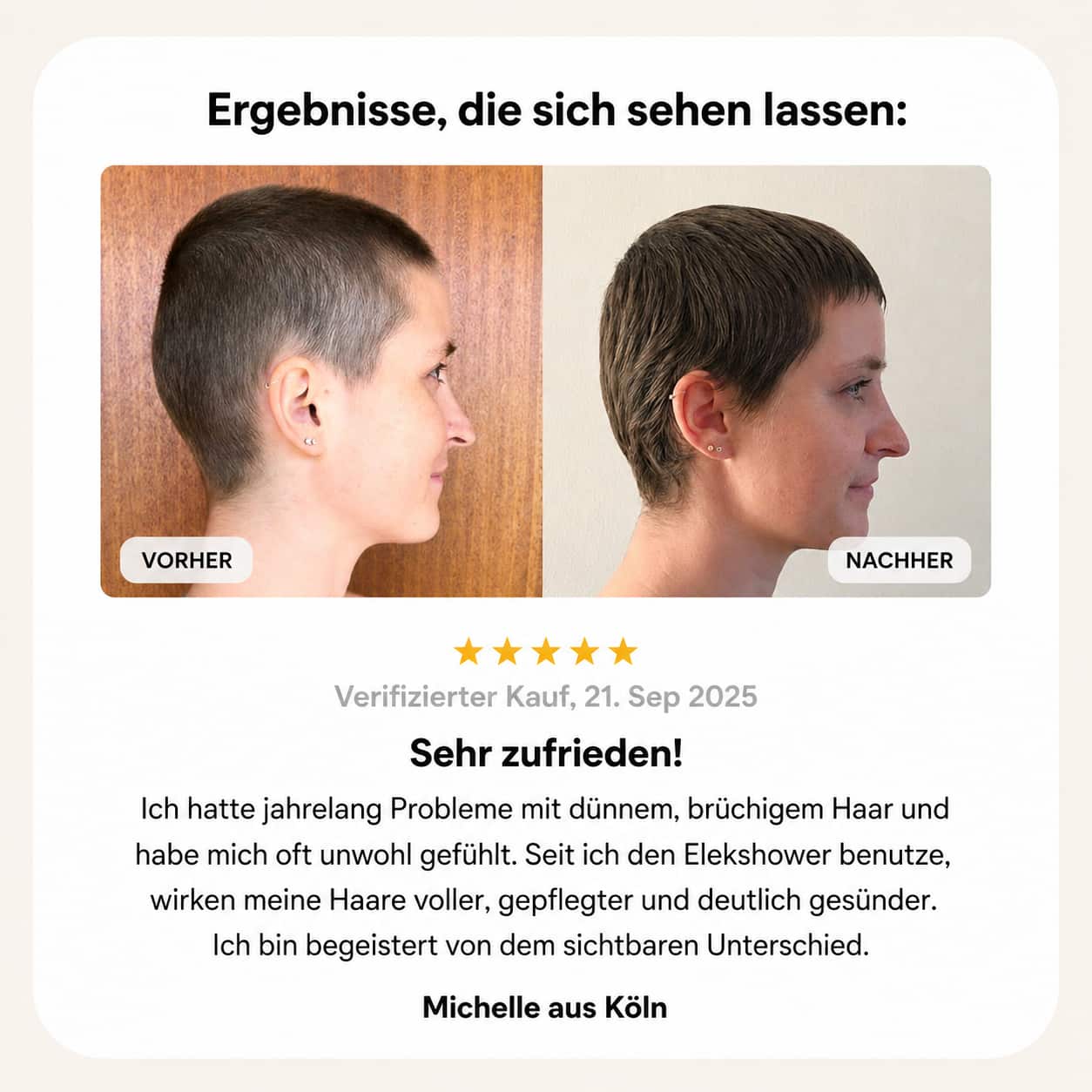 Elekshower Vitamin-C Duschfilter filtert Chlor & Kalk für weiches Duschwasser