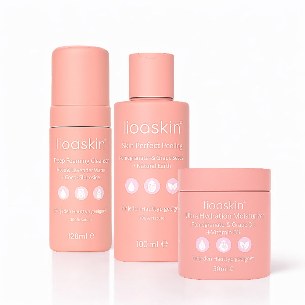3in1 Skincare Set für reine, glatte und hydratisierte Haut