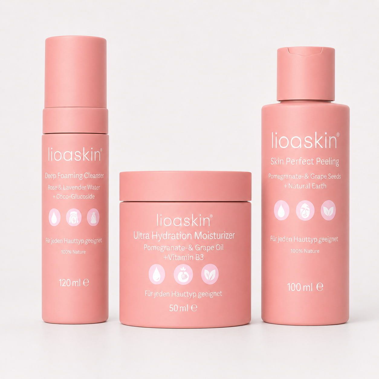 3in1 Set für reine, glatte und hydratisierte Haut
