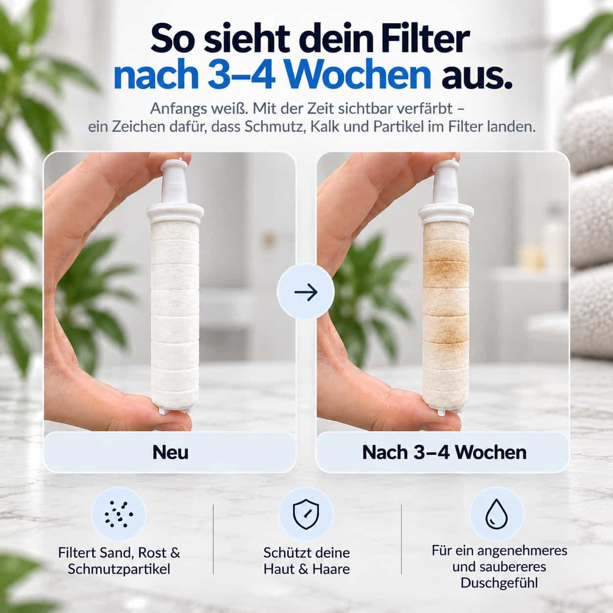 Sedimentfilter - Gegen Rost, Schmutz und Kalk