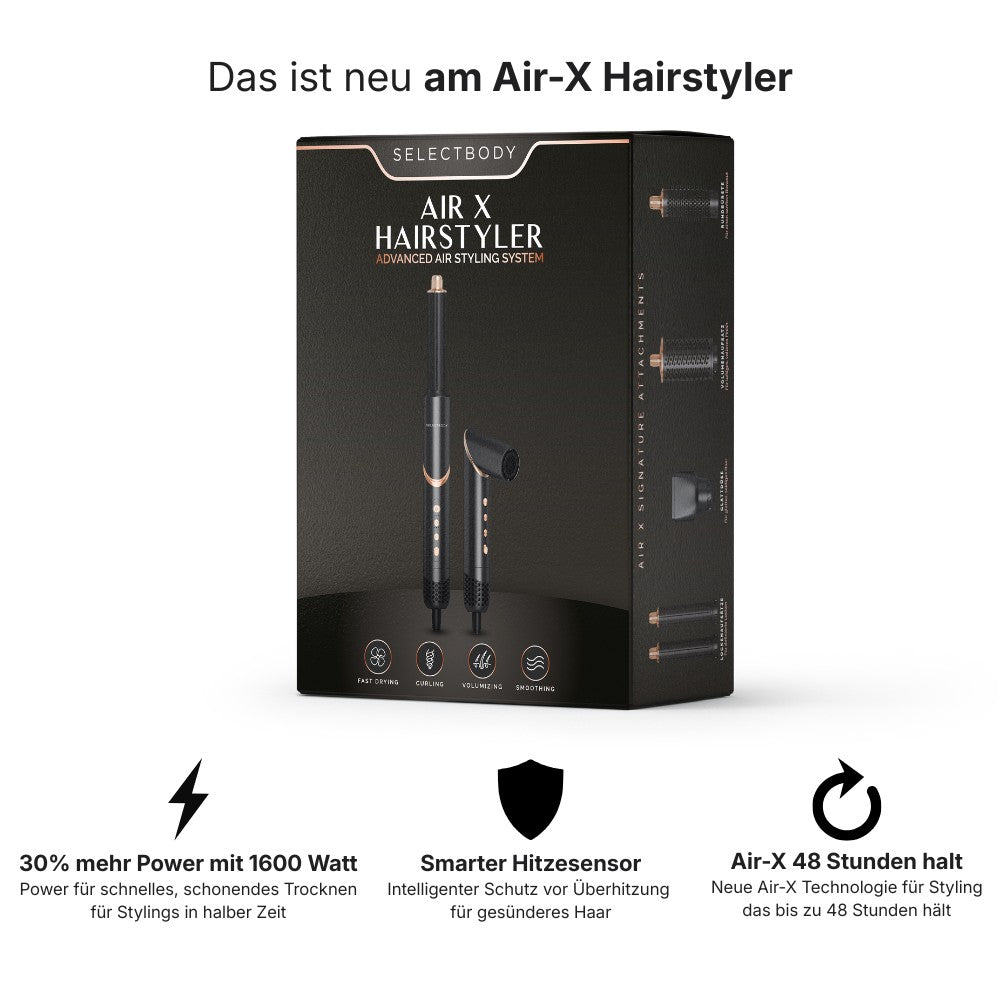 Air-X Hairstyler: Föhnen, Glätten & Locken in einem Gerät