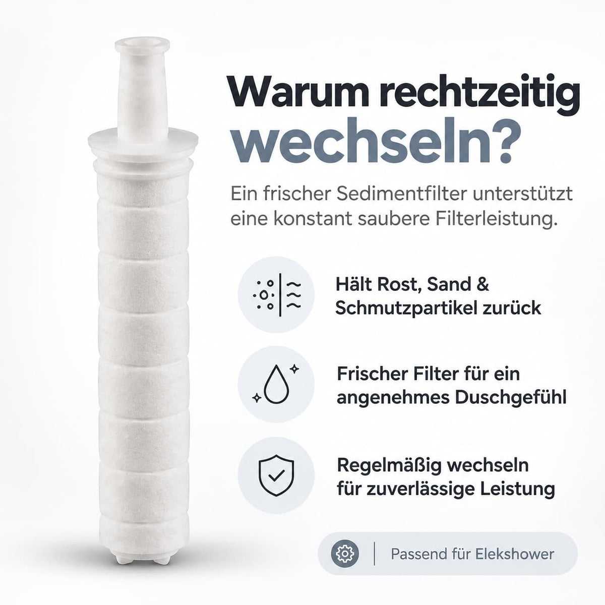 Sedimentfilter - Gegen Rost, Schmutz und Kalk